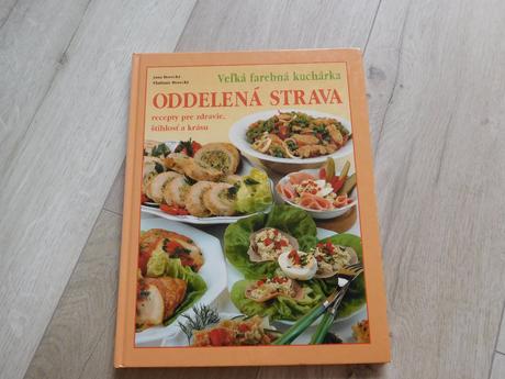 Veľká farebná kuchárka oddelená starva, recepty, 
