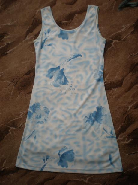 Bledomodré šaty, xs