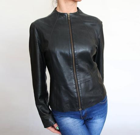 Kožená dámska bunda marks&spencer veľ.40, marks & spencer,l