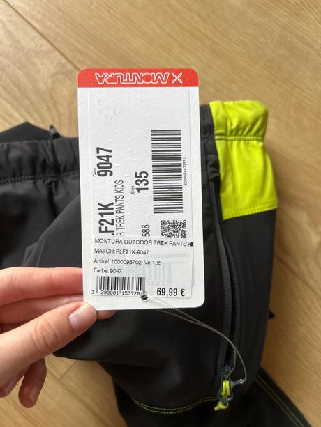 Tenké športové nohavice montura - 134, 134