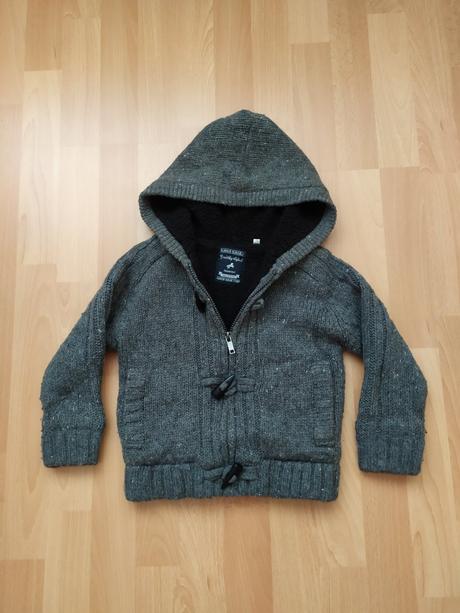 Hrubý sveter podšitý kožušinkou, palomino,98