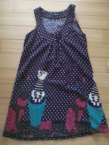 Cherry tunika s mackami, l