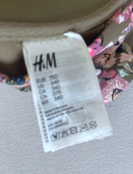 H&m plavky/bikiny vel.75d, spodok s, h&m,s