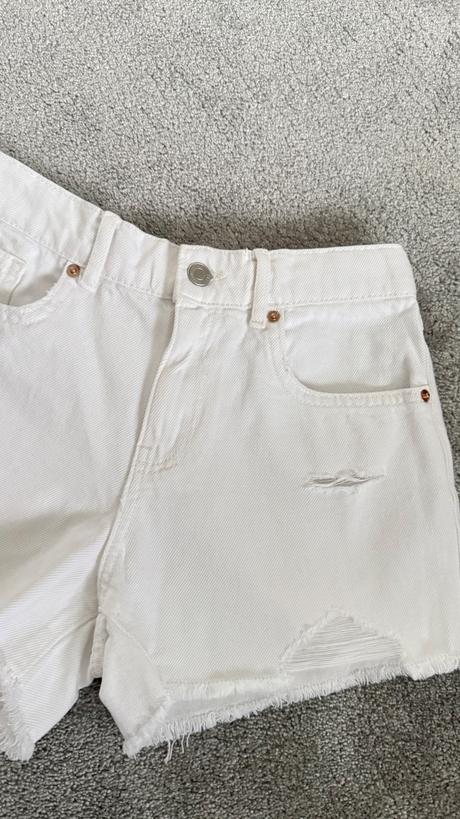 Denimové šortky s dierami zara 156cm, zara,152