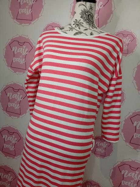 Nové pásikavé šaty s/m, m / s