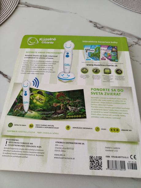 Albi kuzelne citanie svet zvierat,