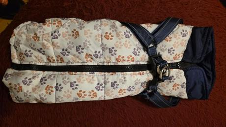 Vetrovka pre psika do40cm aj s popruhmi, 