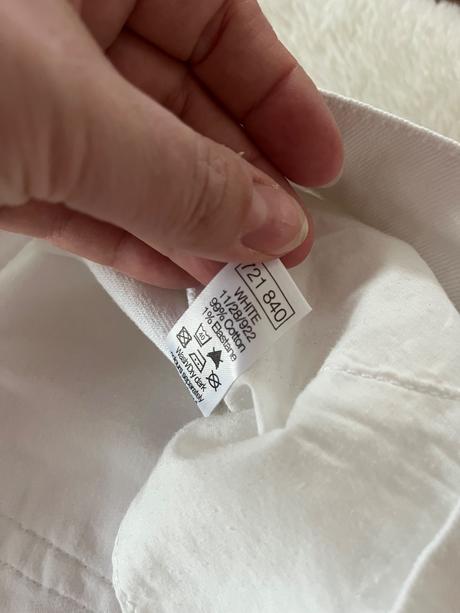 Biele rozšírené džínsy, m&co,l