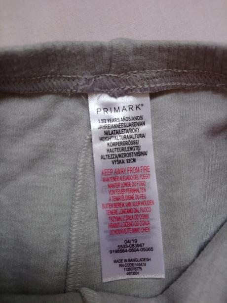 Termo legíny, primark,86