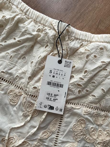 Zara letné nohavice madeira vzor, zara,s