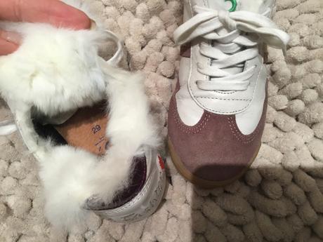 Kožené tenisky s kožušinkou vel 29, 29