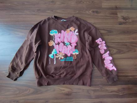 Hnedá mikina h&m, h&m,146