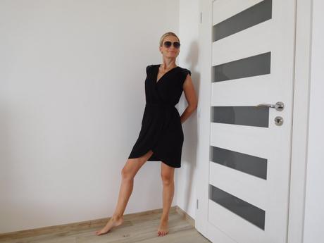 Gina tricot šaty čierne padavé  xs, gina,xs