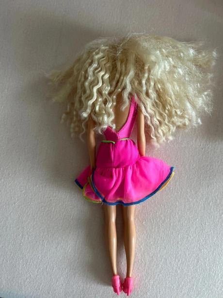 Barbie retro s dlhými blond vlasmi - mattel č.12, 