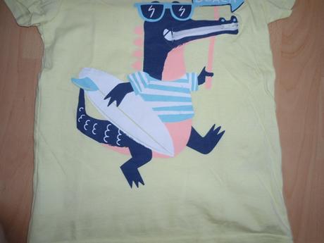 Zlte chlapcenske tricko, 128