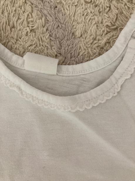 Biele tričko ham, h&m,74