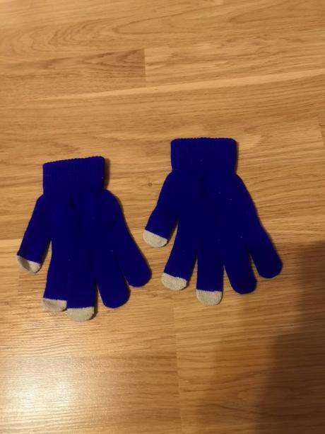 Rukavice  modre-tensie, m