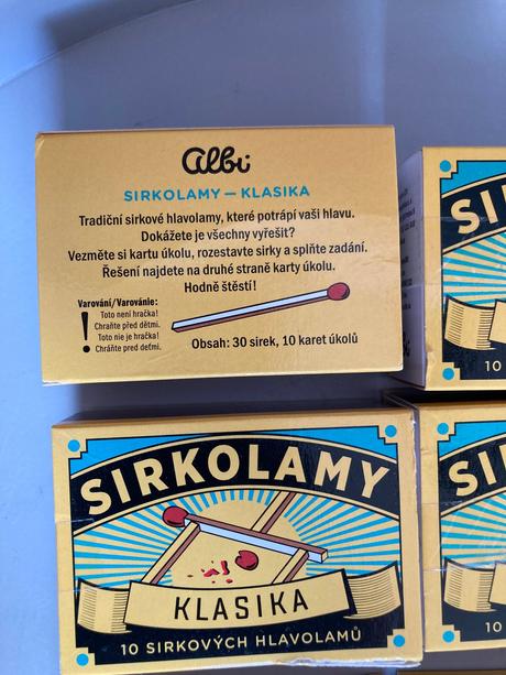 Sirkolamy - zápalkové hlavolamy,