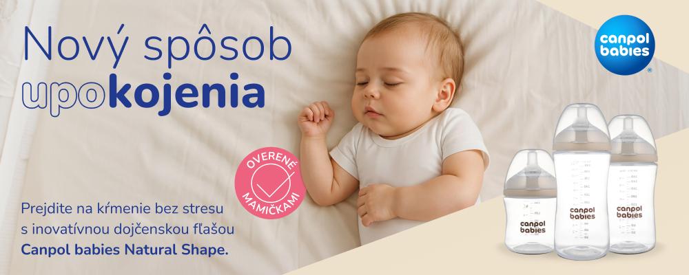 Antikoliková fľaša Canpol babies Natural Shape