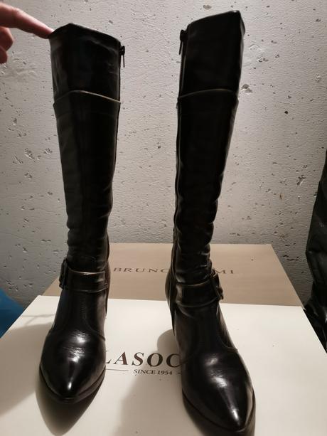 Kožene čižmičky na chudšiu nohu, 38