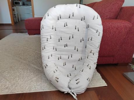 Mušelínové hniezdo kojkoj - zajačikovia, šírka (cm): 55,dĺžka (cm): 90