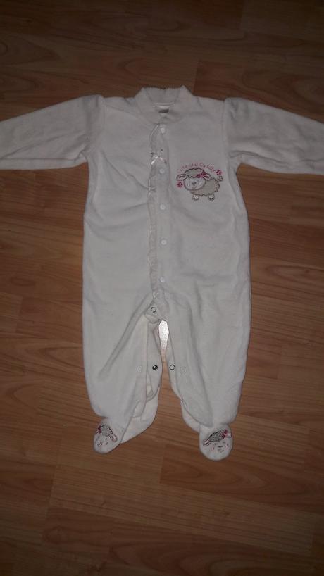 Plysovy overal biely, 74