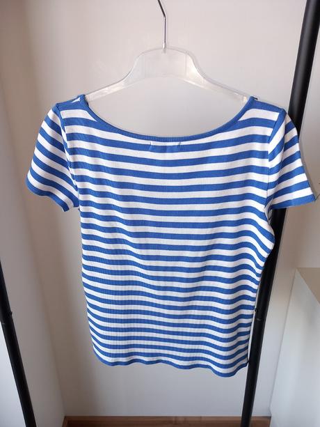 Pásikavé tričko ralph lauren 40/m/l, ralph lauren,l