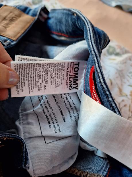 Elastické rifle, tommy hilfiger,170