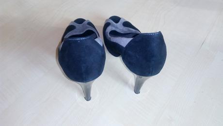 Lodičky z brúsenej kože zn. stifbut taliansko, 38