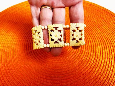 Starožitný náramok z pravej slonoviny, 