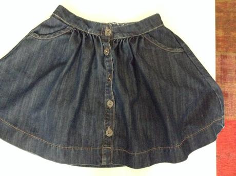 Zaujímavá rifľova sukna, marks & spencer,128