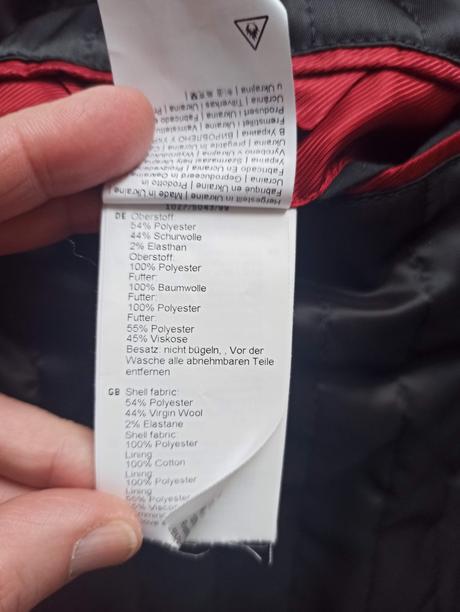 Cinque pánsky kabát s prímesou panenskej vlny, m