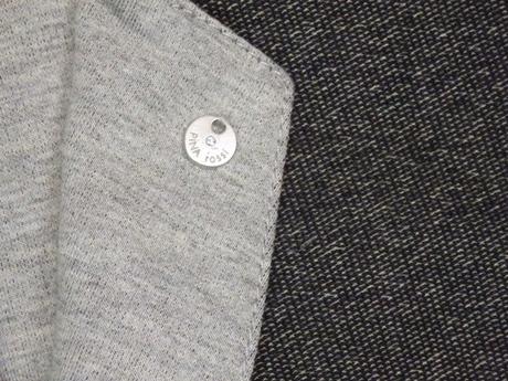 Kvalitný tmavosivý blejzer, 38