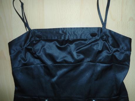 Čierne šaty so zipsami, l