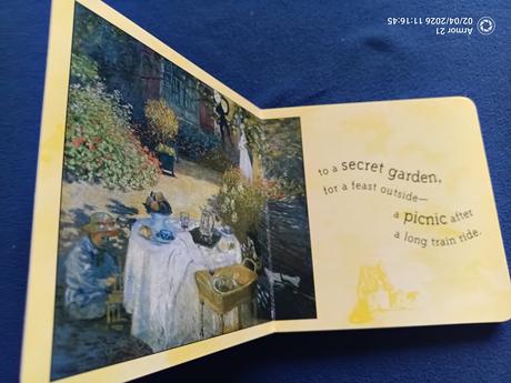 A picnic with monet. board book, 