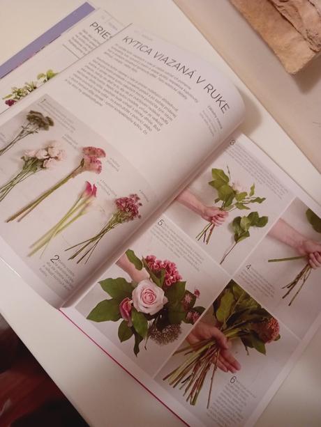 Kniha moderné aranžovanie kvetín, 