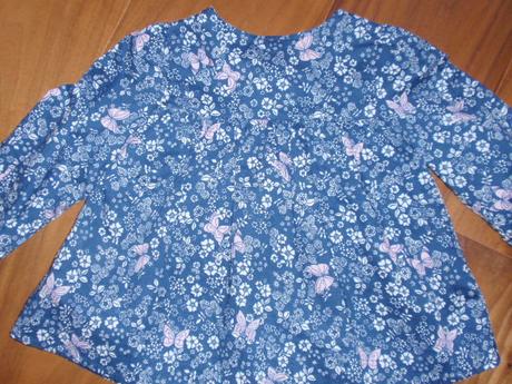 Modrá tunika, h&m,98