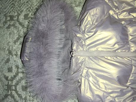 Fialová zimná bunda, sinsay,146