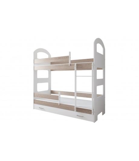 Poschodová posteľ juraj, šírka (cm): 80,dĺžka (cm): 160