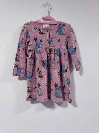 Dievčenské šaty s motívom dumbo slona veľ 92, disney,92