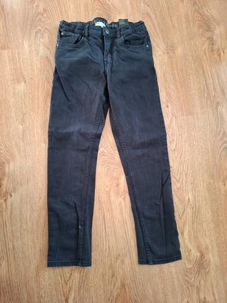 Čierne rifle h&m s nastavením v páse,  146, h&m,146