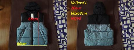 Dámska vesta, pánska vesta, chlapčenská vesta, l