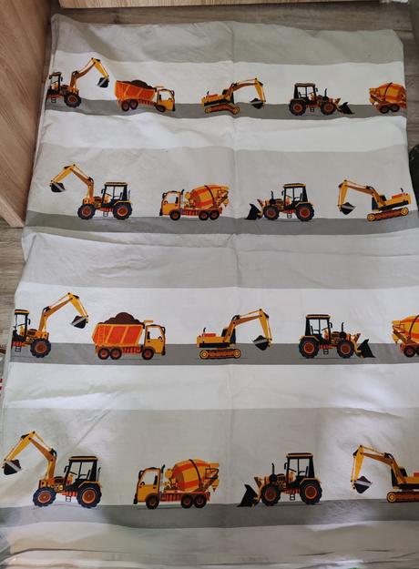 Detské obliečky stavebné stroje, šírka (cm): 100,dĺžka (cm): 135