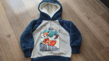 Hrubá mikina labková patrola, c&a,104