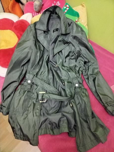 Plašť s opaskom, xl