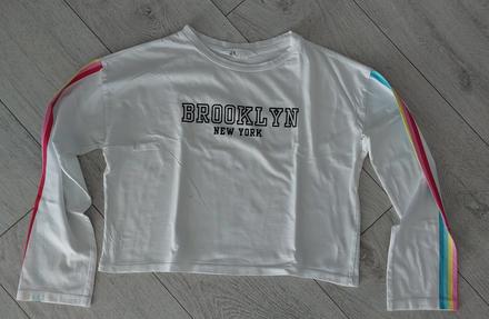 Crop tričko, h&m,146