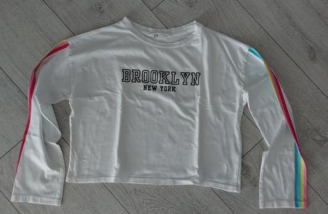 Crop tričko, h&m,146