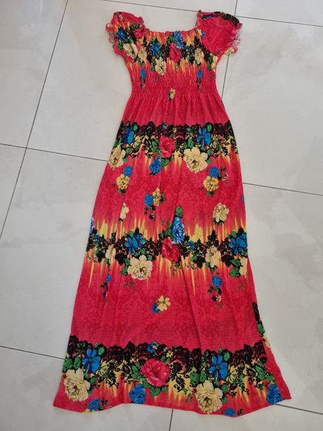 Maxi šaty letné, s