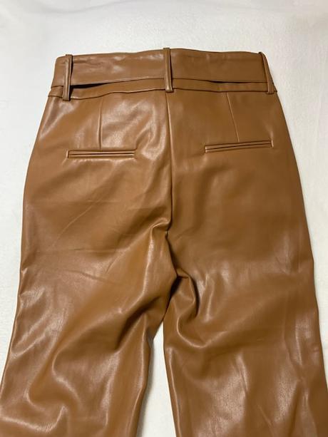 Nohavice koňakovej farby z eko-kože zn. orsay, orsay,38 / 40