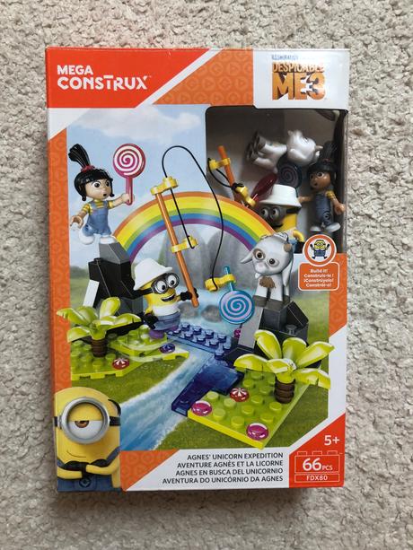 Mega stavebnica - mimoni - agnes a jednorozec,